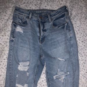 American eagle stretch mom jeans size 4